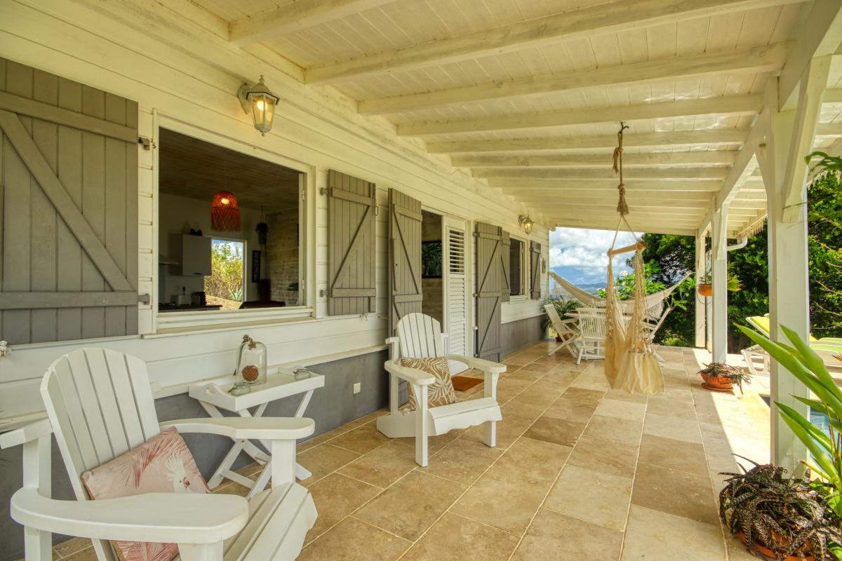 Location Bungalow luxe Martinique - Terrasse